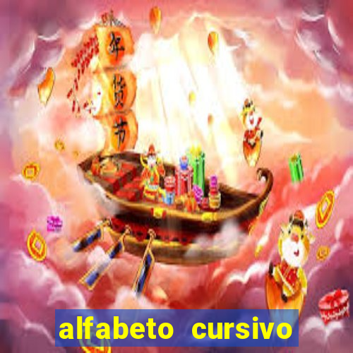 alfabeto cursivo pontilhado para imprimir pdf